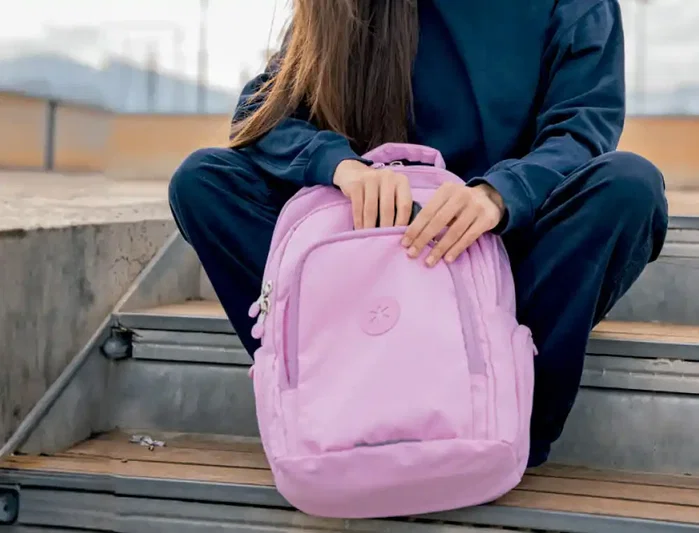 Antartik Mochila Fusion Flex Multibolsillo Rosa 19L