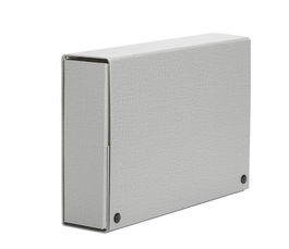 Carpeta De Proyectos Pardo Carton Forrado Pvc A4 Broches 5 Cm Gris (Set de 13)