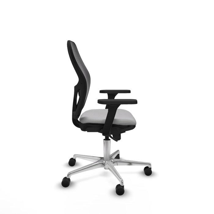 PIQUERAS Y CRESPO Silla de oficina Jorquera Gris claro/Negro con Brazos 3D PIQUERAS Y CRESPO Silla de oficina Jorquera Gris claro/Negro con Brazos 3D