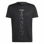 Camiseta de Manga Corta Hombre Adidas Agr Shirt Negro
