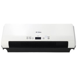 Calefactor Split de Pared 1600W con Control Remoto, Temporizador 24h y Termostato Regulable, Blanco - Ideal para 25m2