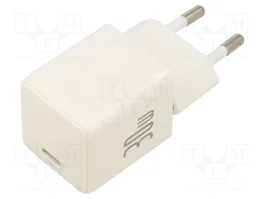 Baseus Palm Fast Charger 30W USB-C Blanco Luna