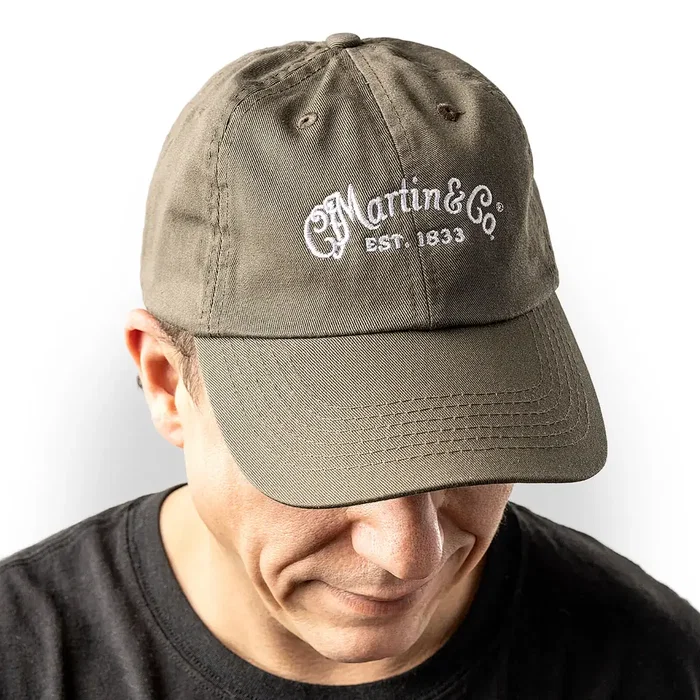 Gorra Martin Cf Green - Verde Martin, 100% Sarga Chino, Cierre Ajustable