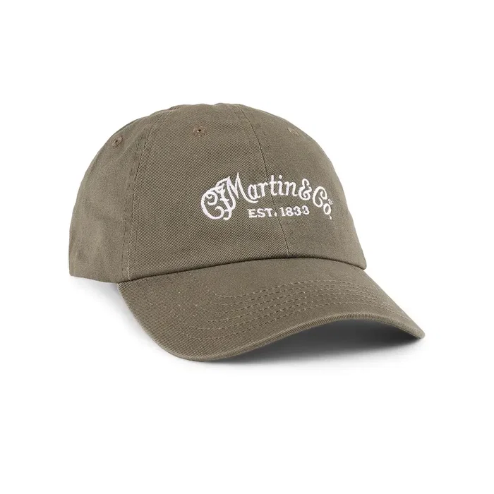 Gorra Martin Cf Green - Verde Martin, 100% Sarga Chino, Cierre Ajustable