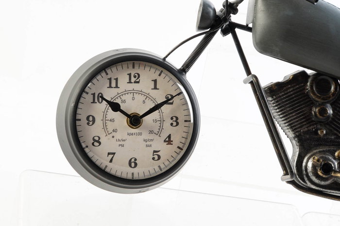 DKD Home Decor Reloj Pared Vintage Gris Negro 44 x 21 x 8 cm (2 Unidades) DKD Home Decor Reloj Pared Vintage Gris Negro 44 x 21 x 8 cm (2 Unidades)