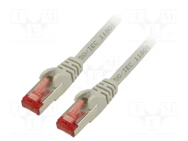 Goobay 93650 Patchkabel CAT6 RJ45 S/FTP 7,5m Gris