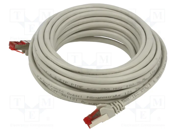 GOOBAY Patch cord Cat 6 S/FTP 7,5m RJ45 Gris