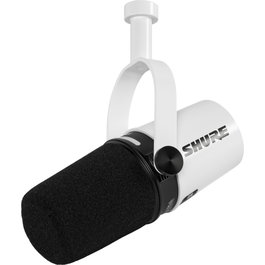 Shure MV7+ Blanco (USB-C + XLR)