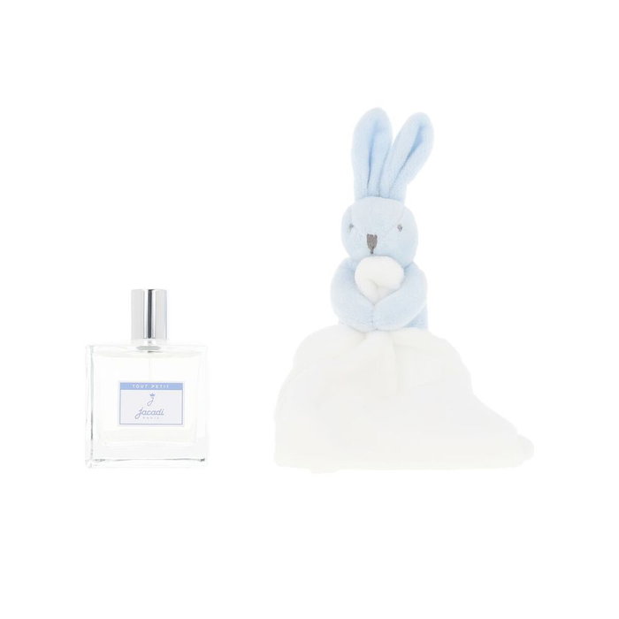 Jacadi Tout Petit Estuche de 2 piezas con Eau de Cologne y Peluche Rabbit