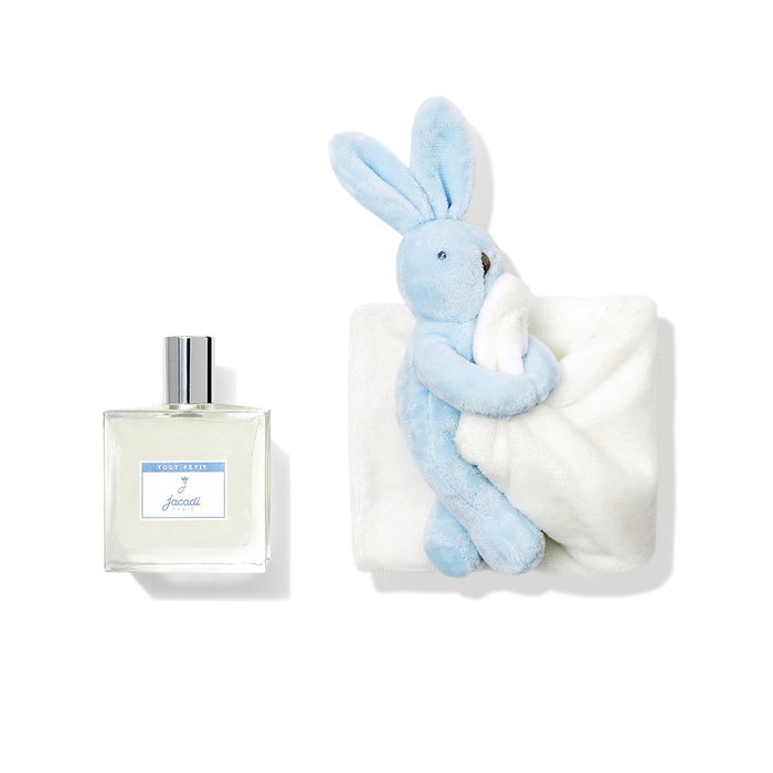 Jacadi TOUT PETIT ESTUCHE 2 pz Eau de Cologne 100 ml + Peluche Rabbit