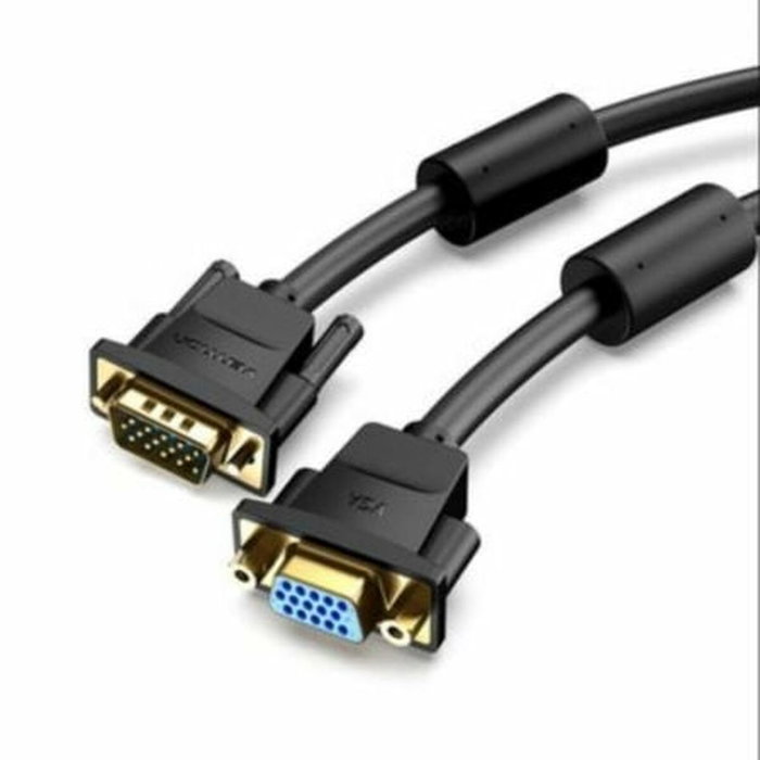 Vention Cable Alargador SVGA VGA Macho a VGA Hembra Negro 2m