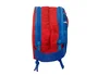 Safta Estuche Portatodo Bolso Escolar Doble con Cremallera, Diseño 3D Spiderman, Dimensiones 80x60x210 mm