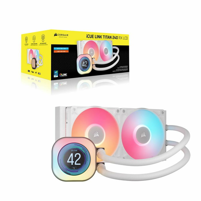 Corsair iCUE LINK TITAN 240 RX LCD White CW-9061025-WW