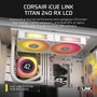 Corsair iCUE LINK TITAN 240 RX LCD Blanco