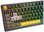 White Shark Excalibur Teclado Gaming Mecánico KTT Wine Red RGB Hot-Swap Negro