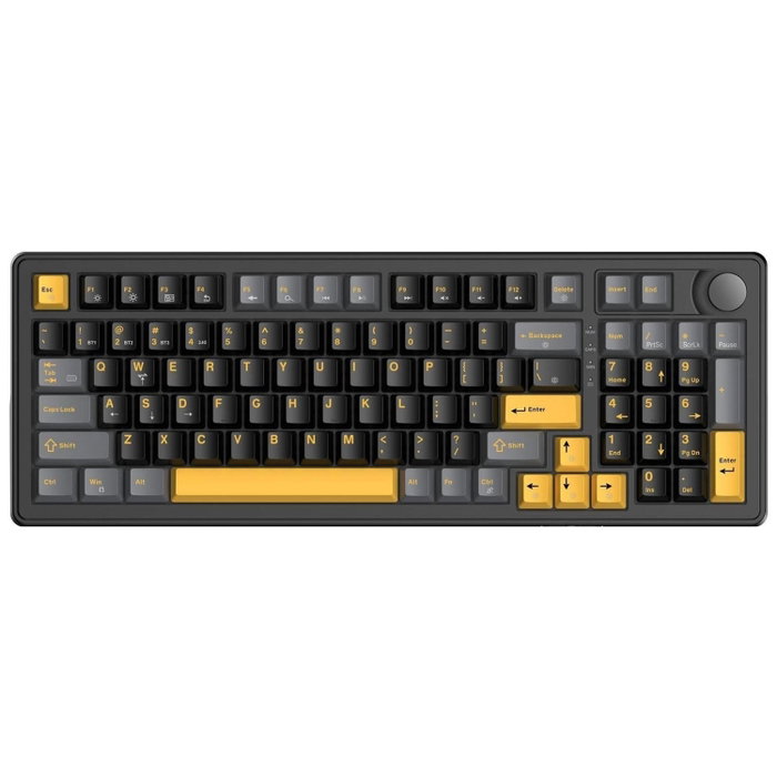 White Shark Excalibur Teclado Gaming Mecánico KTT Wine Red RGB Hot-Swap Negro