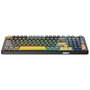 White Shark Excalibur Teclado Gaming Mecánico KTT Wine Red RGB Hot-Swap Negro