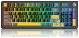 White Shark Excalibur Teclado Gaming Mecánico KTT Wine Red RGB Hot-Swap Negro