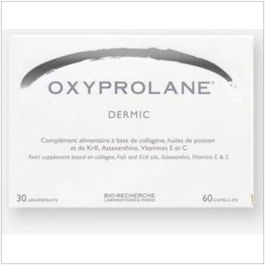 OXYPROLANE Oxyprolane Dermic 60 Cápsulas - Colágeno, Aceite de Pescado y Krill con Astaxantina y Vitamina C para Piel
