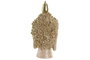 DKD Home Decor Figura de Buda Beige y Dorado en Resina