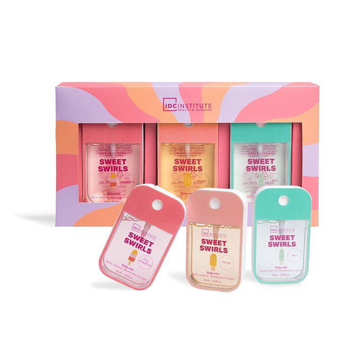 Idc Institute Sweet Swirls Estuche 3 pz Body Mist