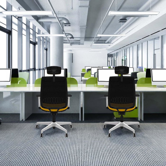 PIQUERAS Y CRESPO Alares Traslack Malla Negra y Similpiel Amarillo PIQUERAS Y CRESPO Alares Traslack Malla Negra y Similpiel Amarillo