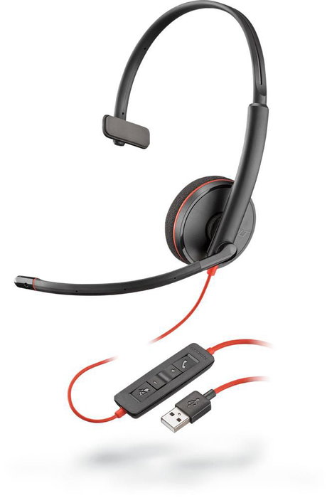 Poly Blackwire 3210 Auriculares Monaural USB-A