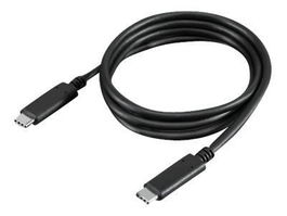 Lenovo Cable USB Tipo C a USB-A, 1 Metro de Longitud, Negro