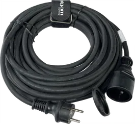 ALGAMLIGHT Cable Alargador IP44-10M Enchufe CE 3x 1,5 mm² Uso Exterior