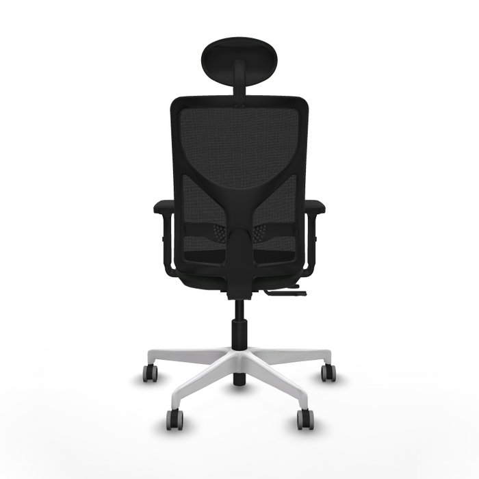 PIQUERAS Y CRESPO Silla de oficina Motilla con mecanismo Sincro/Traslack, Negro