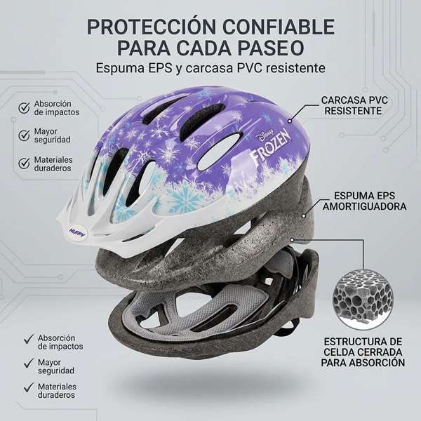 Toimsa Casco Infantil Frozen para Niños, Talla 50-54 cm, Edad Recomendada 36+ Meses, PVC EPS Nylon