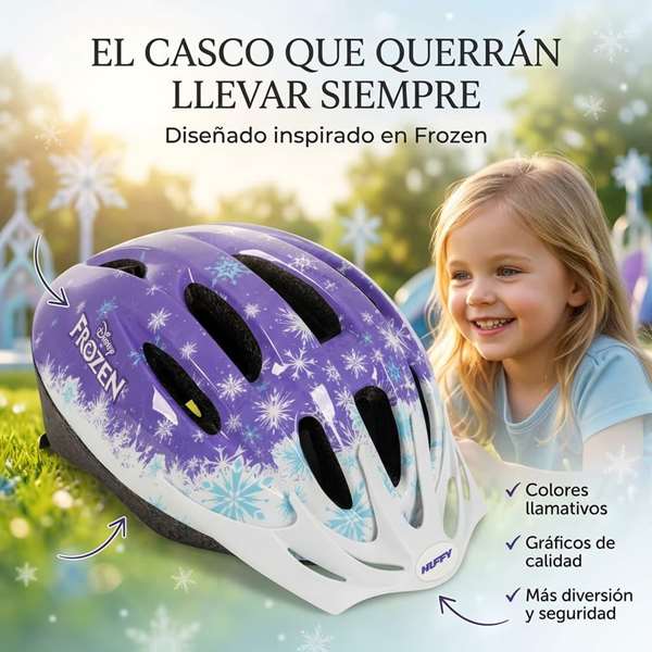 Toimsa Casco Infantil Frozen para Niños, Talla 50-54 cm, Edad Recomendada 36+ Meses, PVC EPS Nylon