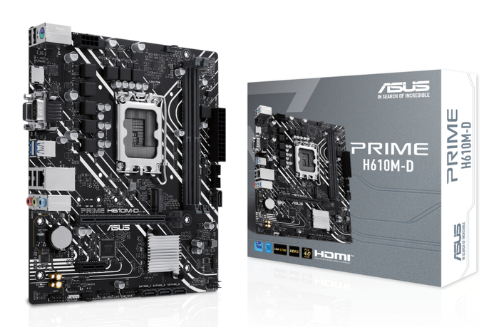 ASUS PRIME H610M-D DDR5 LGA 1700 Micro ATX