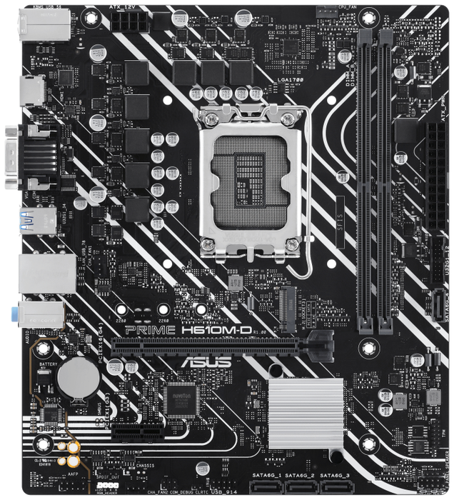 Asus PRIME H610M-D LGA 1700 DDR5 Micro ATX