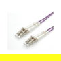 ROLINE Cable de Fibra Óptica OM4 2m LC/LC 50/125um Color Violeta LWL-Kabel 50/125um OM4 LC/LC