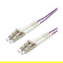 ROLINE Cable de Fibra Óptica OM4 2m LC/LC 50/125um Color Violeta LWL-Kabel 50/125um OM4 LC/LC