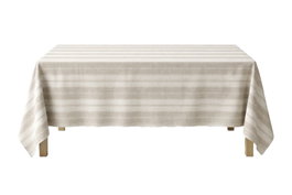 DKD Home Decor Mantel Antimanchas de Algodón Reciclado 135x135 Beige