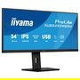 iiyama XUB3493WQSU-B6 Monitor Gaming 34" UWQHD (3440x1440) IPS 120Hz 1ms AMD FreeSync HDR400 Altavoces USB-C Negro