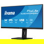 iiyama XUB3493WQSU-B6 Monitor Gaming 34" UWQHD (3440x1440) IPS 120Hz 1ms AMD FreeSync HDR400 Altavoces USB-C Negro