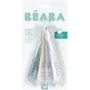 Beaba Set 4 Cucharas Primera Comida Silicona Suave Rainbow