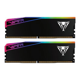 Patriot Memory Viper Elite 5 Ultra RGB DDR5 64GB (2x32GB) 6000MHz CL28 DIMM, Memoria RAM para PC con Intel XMP 3.0 y AMD EXPO, Disipador Térmico