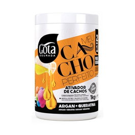 Gota Dourada Ativador de Cachos Meu Cacho Perfeito 2em1 1kg - Modela y Define Rizos con Aceite de Argán