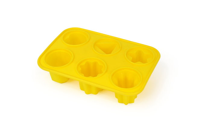 Quttin Molde para 6 Helados de Silicona, 18 cm Largo x 12 cm Ancho x 8.5 cm Alto (24 Unidades)