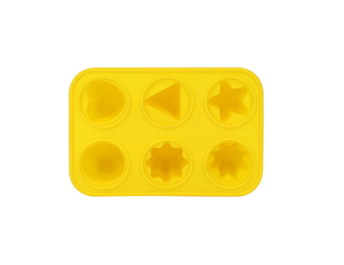 Quttin Molde para 6 Helados de Silicona, 18 cm Largo x 12 cm Ancho x 8.5 cm Alto (24 Unidades)