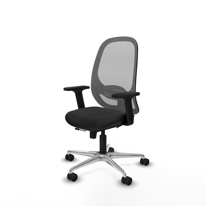 PIQUERAS Y CRESPO Silla de oficina Cilanco Negro y Gris