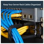 StarTech Panel Horizontal de Gestión de Cables 1U con Anillos en D, Compatible con Armarios Rack (EIA/ECA-310-E)