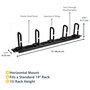 StarTech Panel Horizontal de Gestión de Cables 1U con Anillos en D, Compatible con Armarios Rack (EIA/ECA-310-E)