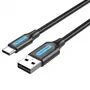 Vention Cable USB 2.0 Tipo-C COKBC Macho a Macho 480Mbps 25cm Gris Carga Rápida