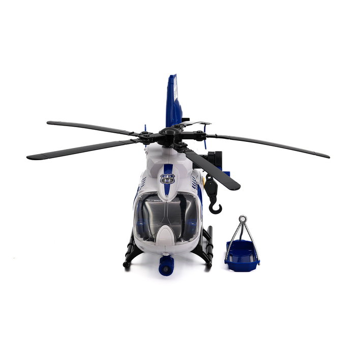 Tachan Helicóptero Policía Héroes de Ciudad 1:12 con Luces y Sonidos