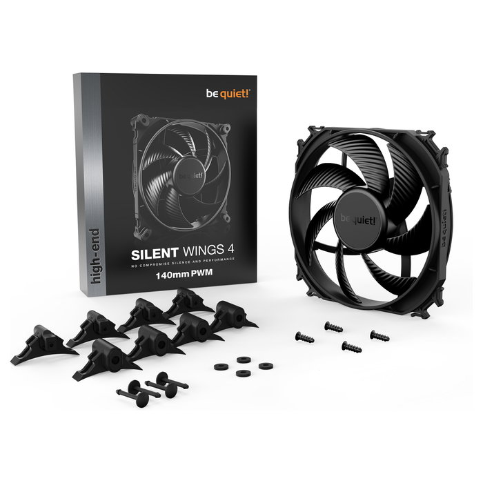 be quiet! Silent Wings 4 140mm PWM Negro be quiet! Silent Wings 4 140mm PWM Negro